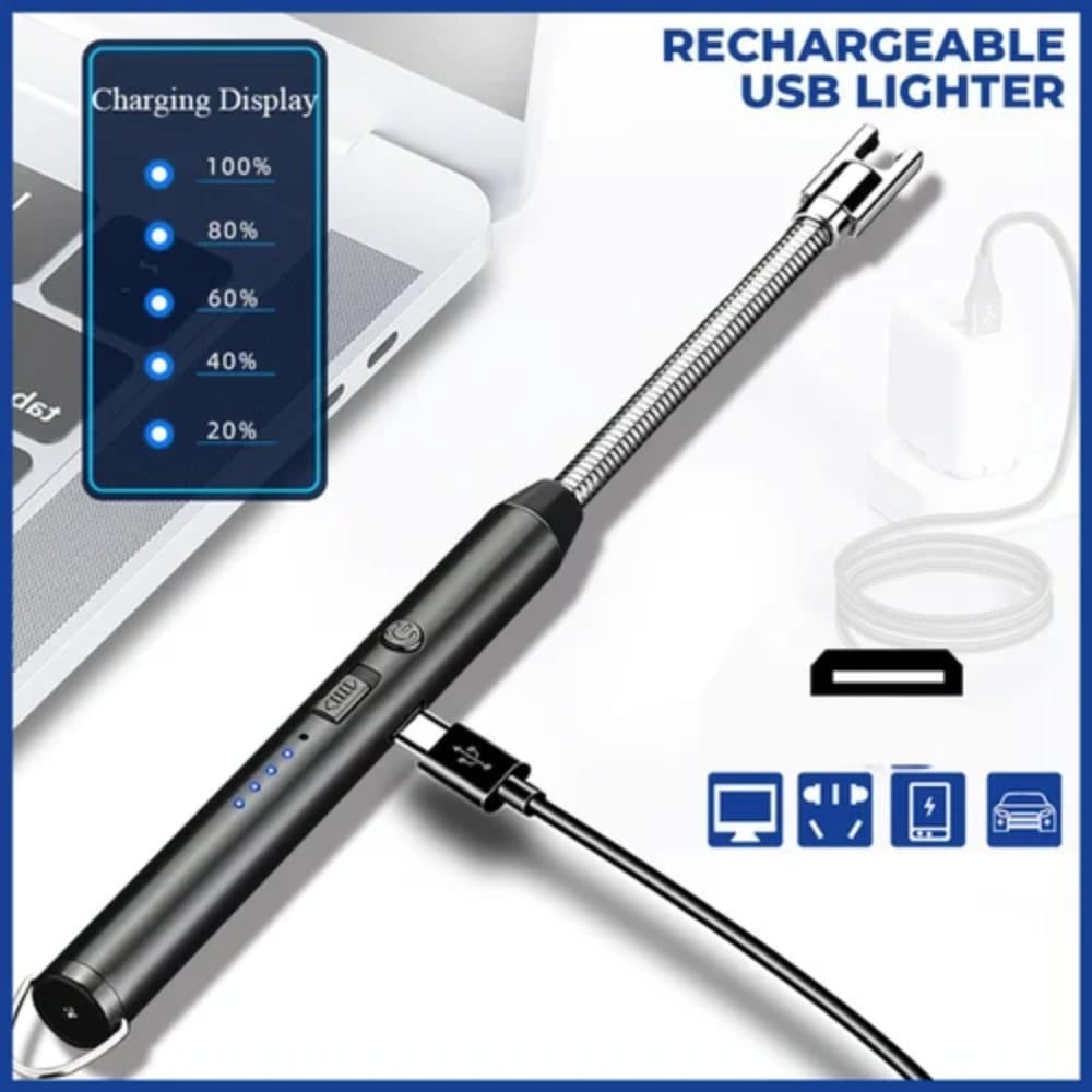 USB Electric Rechargeable Kitchen Arc Lighter