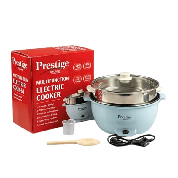 Prestige Electric Multicooker 7.5 LMultifunctional Rice Cooker Frying Pan Non-stick Cookware Multi Soup Hotpot for Kitchen